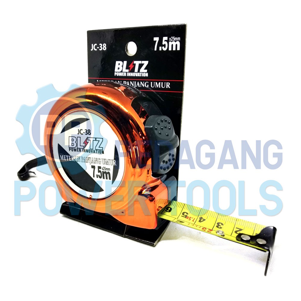 BLITZ ROLL METER 7,5 METER ROL METERAN 7.5M x 25MM - WARNA RANDOM