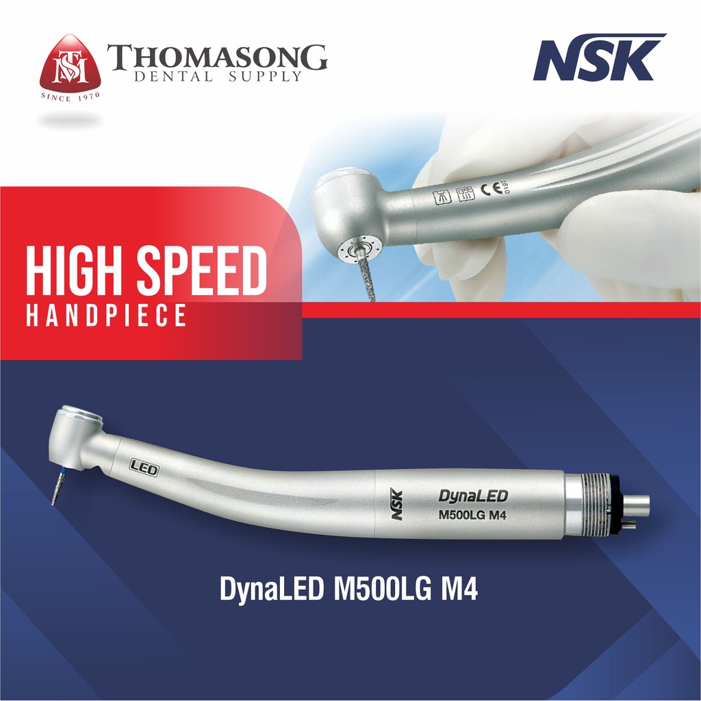 NSK DynaLED Highspeed Handpiece Optic 4 Hole
