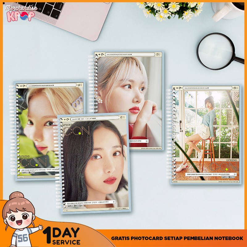 

[TERLARIS] Notebook A5 Buku Tulis Buku Catatan Buku Harian KPOP KOREA GFRIEND CON Ver-1