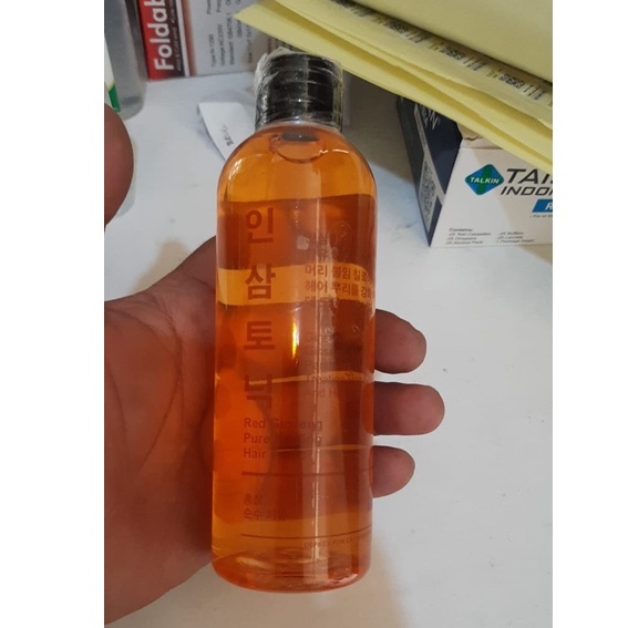 Red Ginseng Hair Tonic / Penumbuh Rambut Botak Pria Wanita dan Nutrisi Pencegah Kerontokan dari Bahan Natural