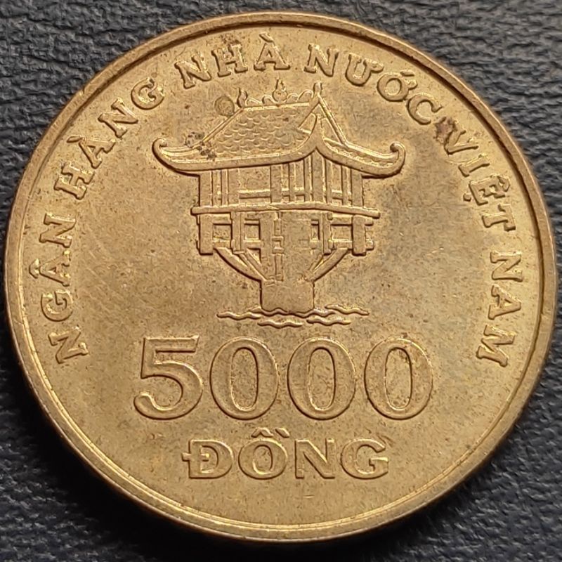Uang Koin Kuno Luar 5000 Dong Vietnam