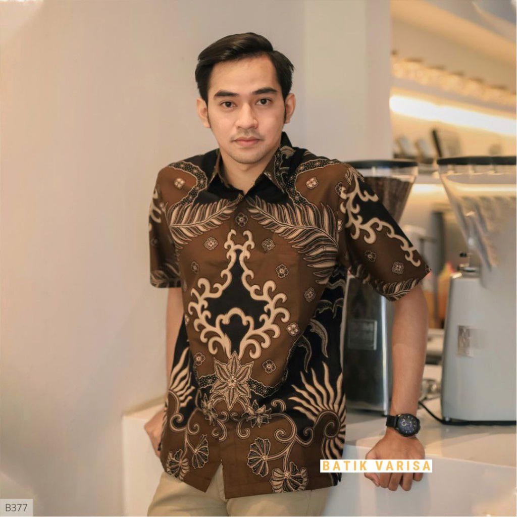 TERBARU Baju Batik Pria Gus Azmi Syubbanul Muslimin Batik Katun Halus Lengan Pendek M L XL XXL