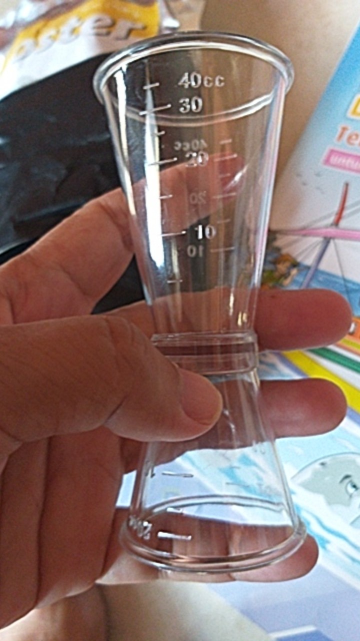 Acrylic Cocktail Jigger - Meassure Cup - Gelas Takar Acrylic