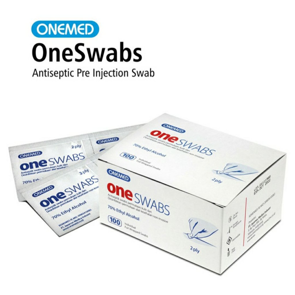 Alkohol Swab / Kapas Alkohol / Tissue Alkohol / Oneswabs / One Swab