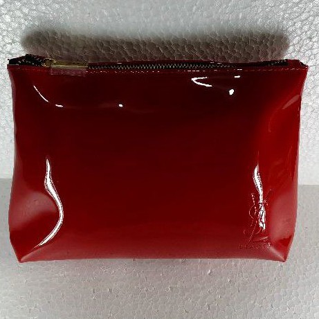 OriginaL Pouch Medium Vinyl Red YSL Beaute Murah