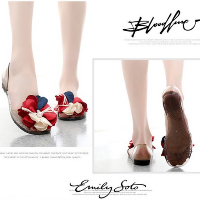 HAPPYSISTA SANDAL JELLY COMFY IMPORT WANITA FASHION GROSIRAN