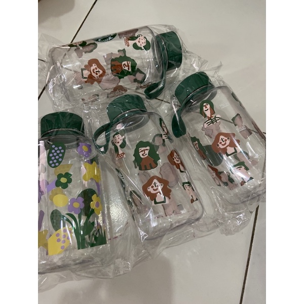 (NEW) Starbucks x  Kreaby Reuseable Bottle free spundboud bag