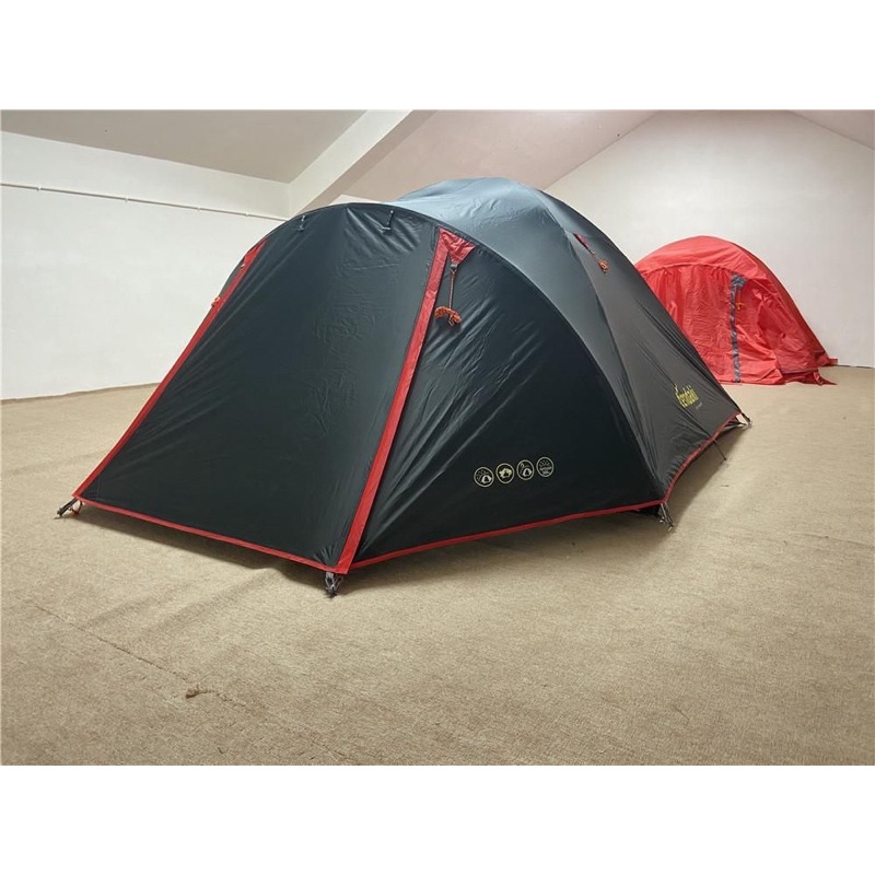TENDAKI •Paket 1Dus Isi 4Tenda •Arundaya 4 •borneo4 double layer PU3000mm