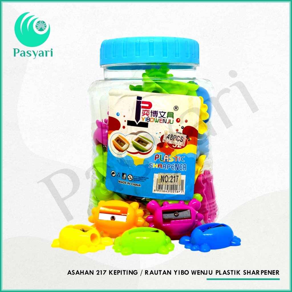 

Asahan 217 Kepiting / Rautan Yibo wenju Plastik Sharpener