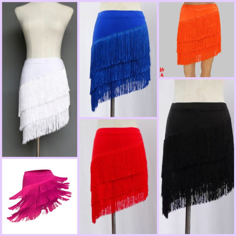 ROK BAJU KOSTUM PAKAIAN RUMBAI DANSA TARI SENAM OLAHRAGA WANITA MRG