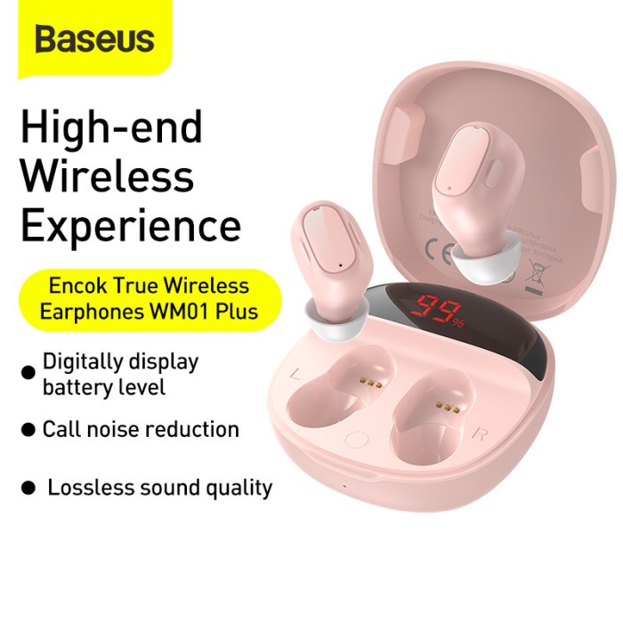 Baseus Encok WM01 Plus True Wireless Bluetooth Earphone Mini TWS