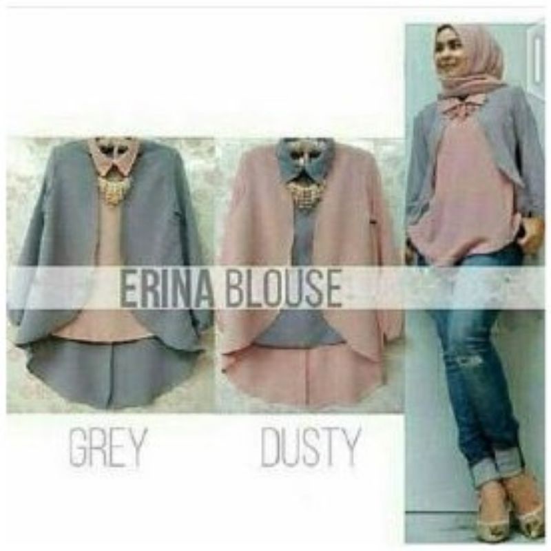 Erina top atasan blouse fashion remaja