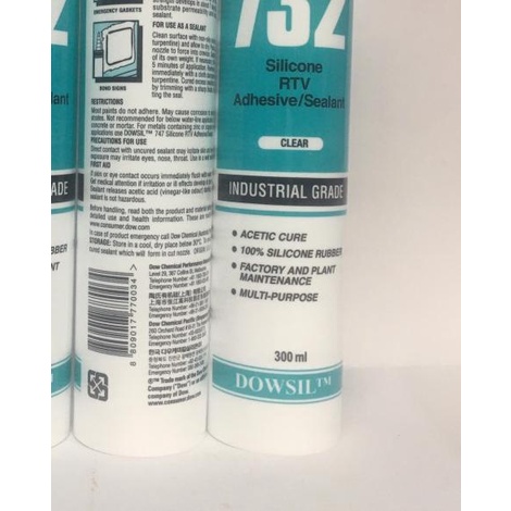 

Dowsil 732 Multipurpose Sealant Clear 300ML