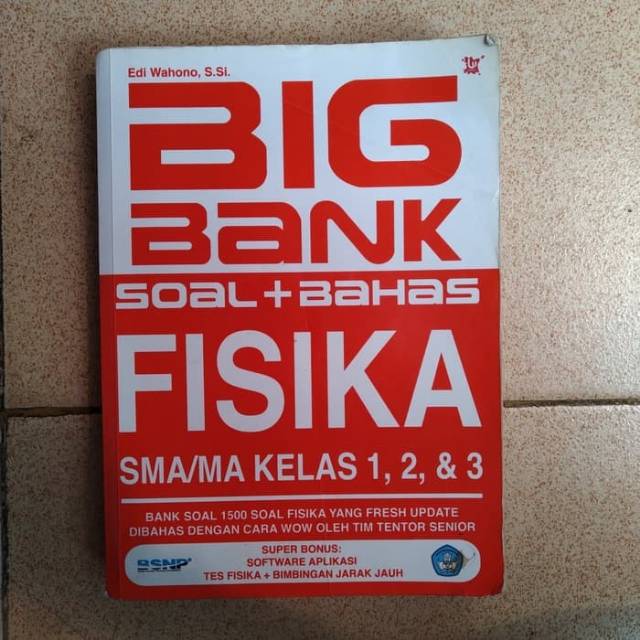 Buku ORI BEKAS Big Bank Soal Bahas Fisika SMA Kelas 1 2 3