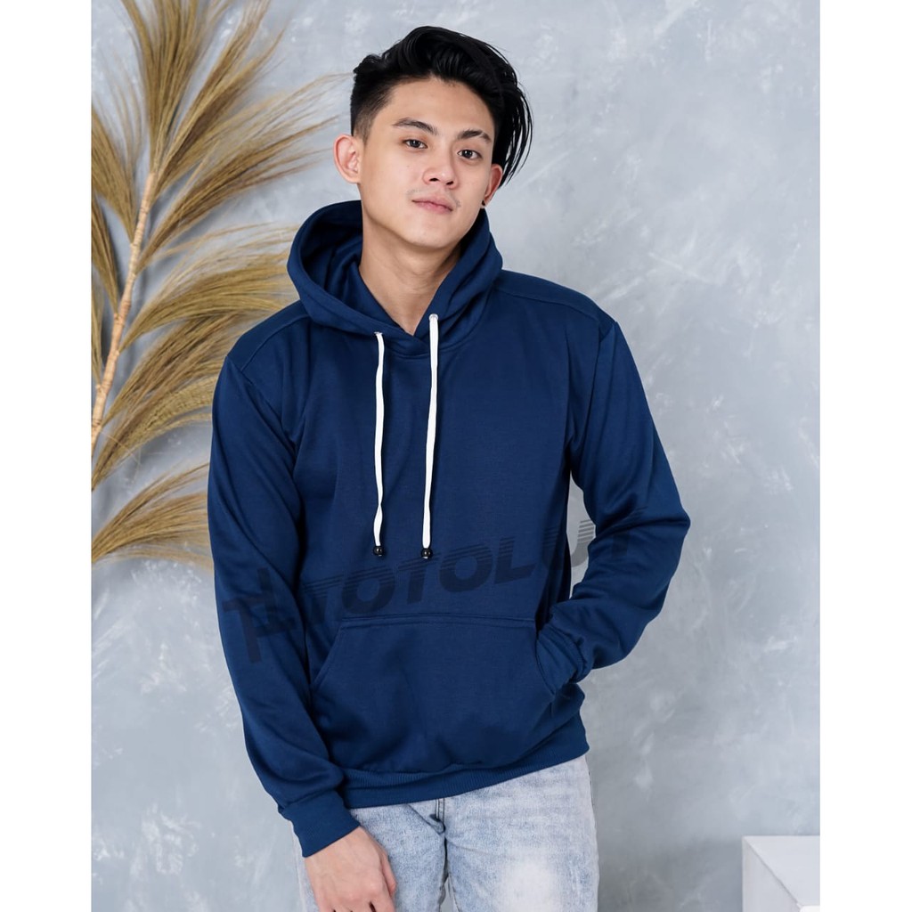 MUKZHOP - SWEATER HOODIE BASIC POLOS / TOTOLUY / SWEATER POLOS / NAVY