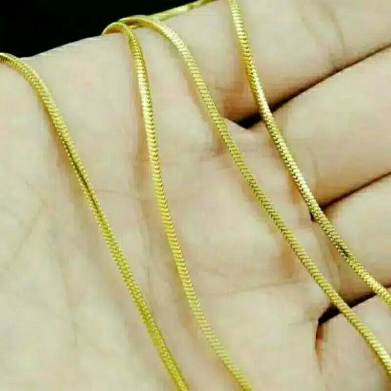 KALUNG WANITA DAN PRIA TITANIUM MODEL BULAT