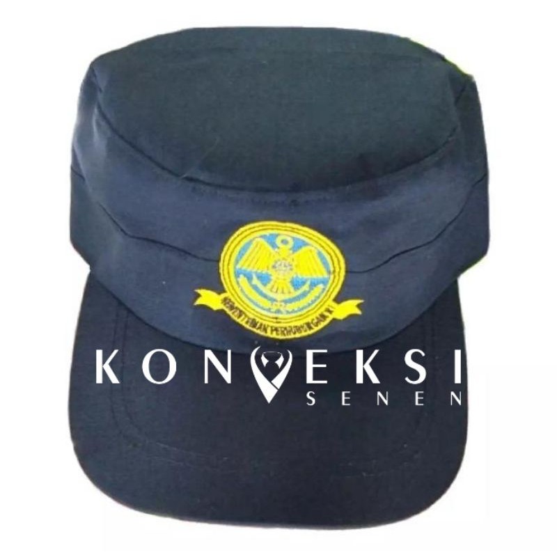 TOPI KOMANDO DISHUB BIRU NAVY