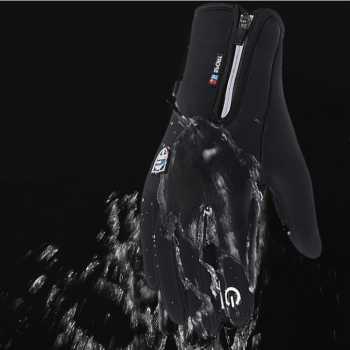 Sarung Tangan Motor Bersepeda Sport Sarung Tangan Anti Air Racing Glove SBR Pad Waterprof Size L