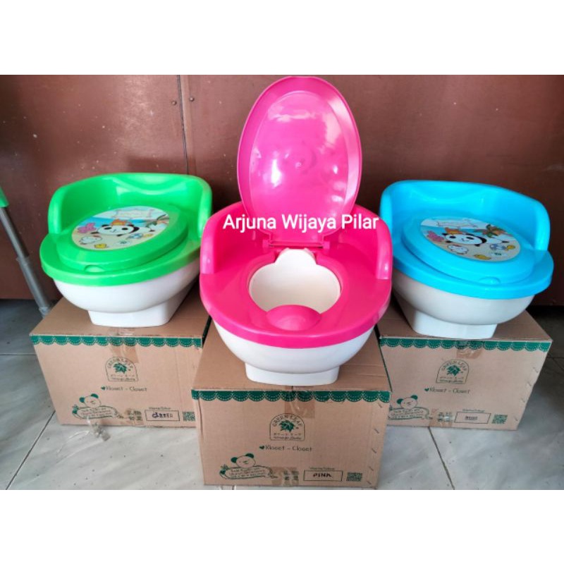 POTTY TRAINING PORTABLE GREENLEAF 5109 / CLOSED DUDUK ANAK PISPOT GREEN LEAF