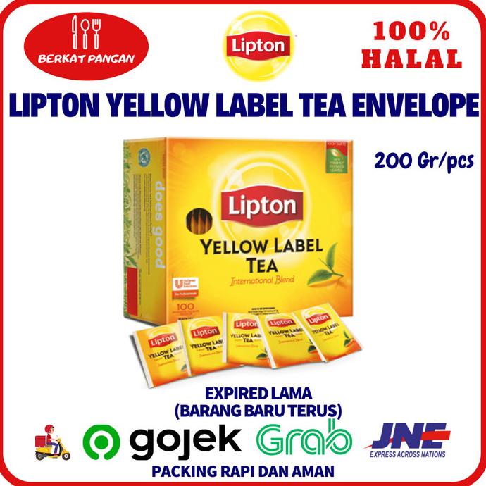 

[COD] Lipton Yellow Label 100 Tea Bag Envelope / Teh Lipton / Teh Hitam [COD]