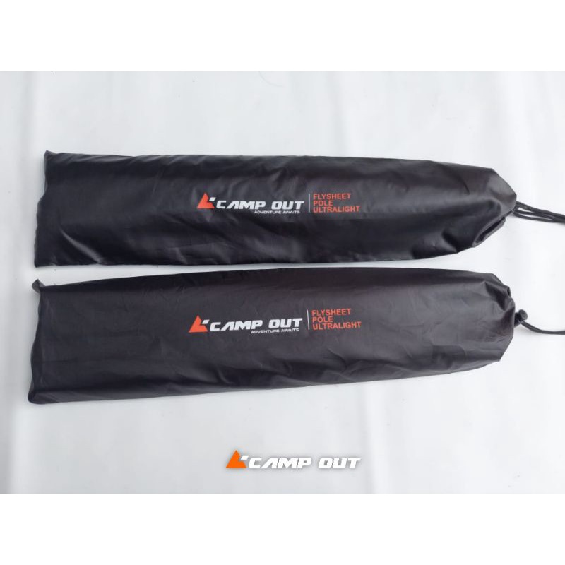 Tiang flysheet alumunium - Tiang tenda camping - Tiang flysheet camp out - tarptent campervan