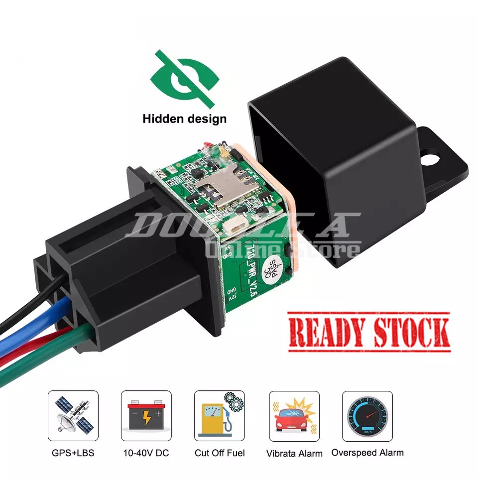 RELAY GPS TRACKER MV720 UNTUK MOBIL DAN MOTOR - CUTOFF ENGINE