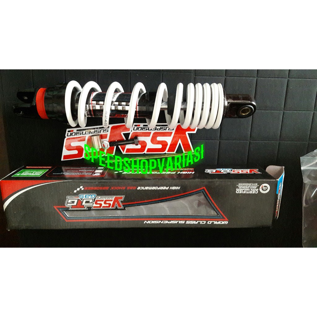 BIG PROMO SHOCK YSS HYBRID DTG MIO BEAT FINO WHITE BLACK      *
