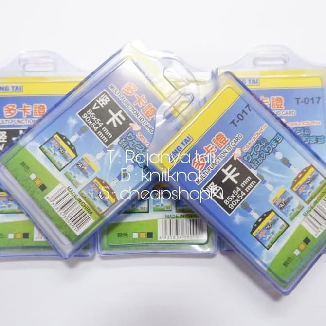 

frame id card karet frame kartu card case karet casing kartu