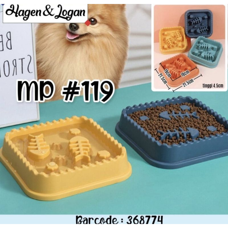 Tempat Makan Anjing Anti Selip-Anti Semut Mp119