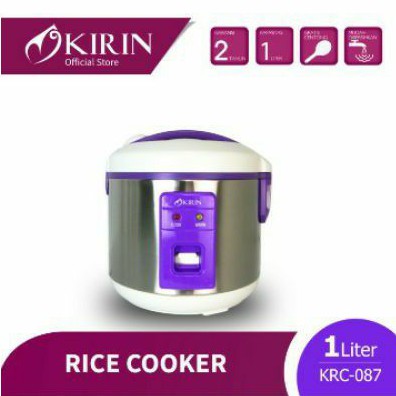 KIRIN RICE COOKER 1.0 LT | KRC-087 NON STICK