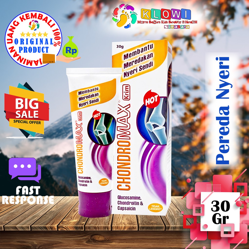 Chondromax Krim HOT - 30 gram Nyeri Sendi