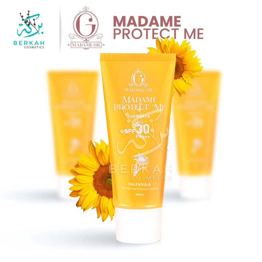 Madame Gie Madame Protect Me Sunscreen SPF 30 PA +++ With Calendula - Skincare Sunblock