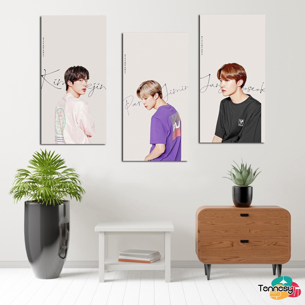 TENNESY HIASAN DINDING BTS CUTE 10x20CM KPOP KOREA WALL DECOR PAJANGAN KAYU POSTER DEKORASI DINDING RUMAH KAMAR TIDUR