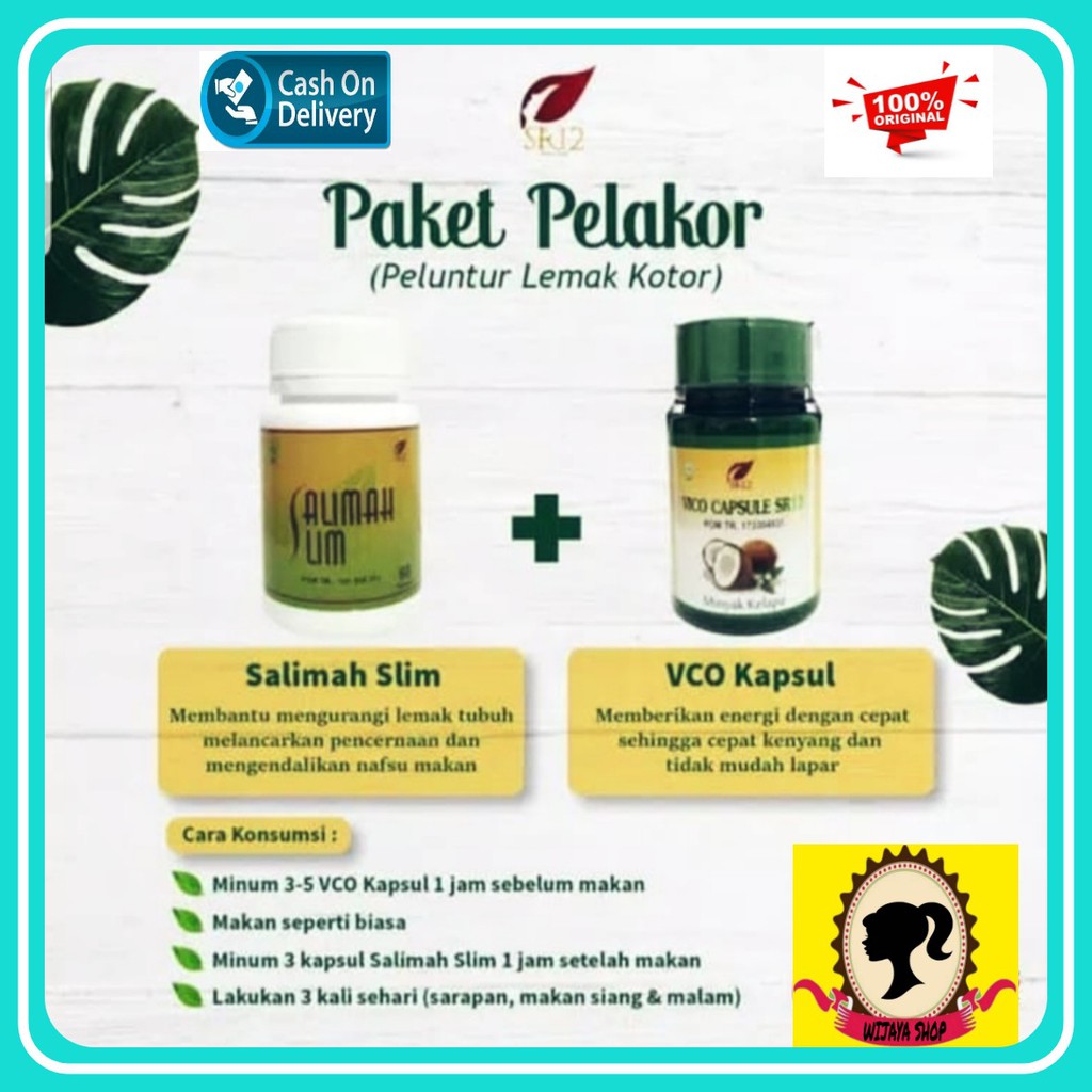 SALIMAH SLIM  SR12 / VICO CAPSULE SR12 / PAKET SALIMA SLIM &amp; VICO CAPSULE / SR12