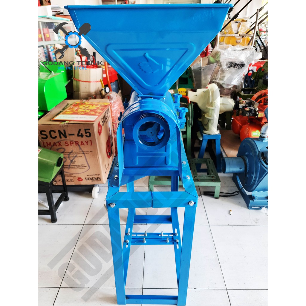 Mesin Penggiling Padi MAHKOTA KD350 KD450 NEW / Rice Polisher Beras Kebi Mini KD 350 450 - Mesin Giling Poles Slep Padi MAHKOTA