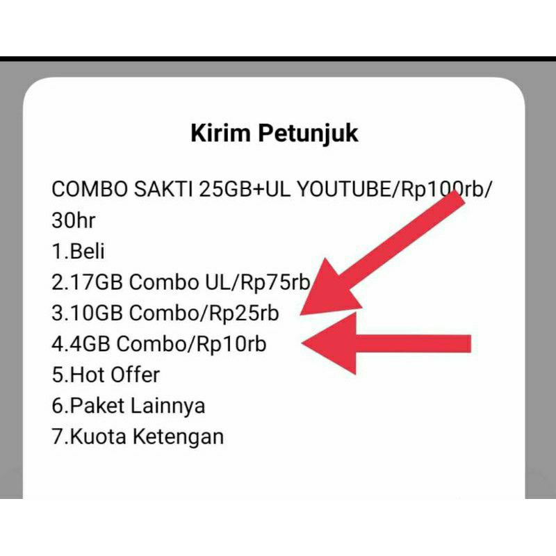 Kartu Perdana Paket Data Combo Sakti 4GB 10ribu 10gb 25ribu Termurah grosir dan ecer