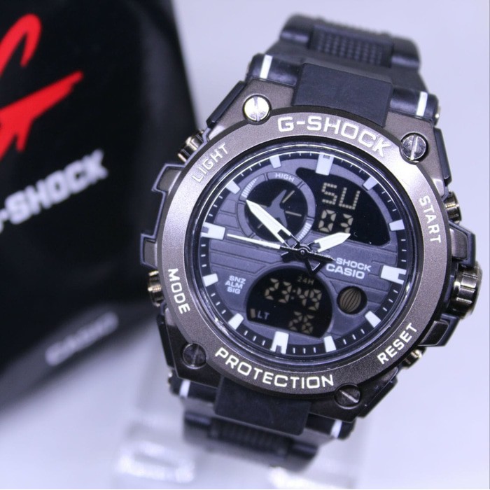 JUAL JAM BRENDED PRIA DAN WANITA MURAH ..  JAM TANGAN PRIA G SHOCK GW 1000 MIKA ANTI AIR BLACK LIST