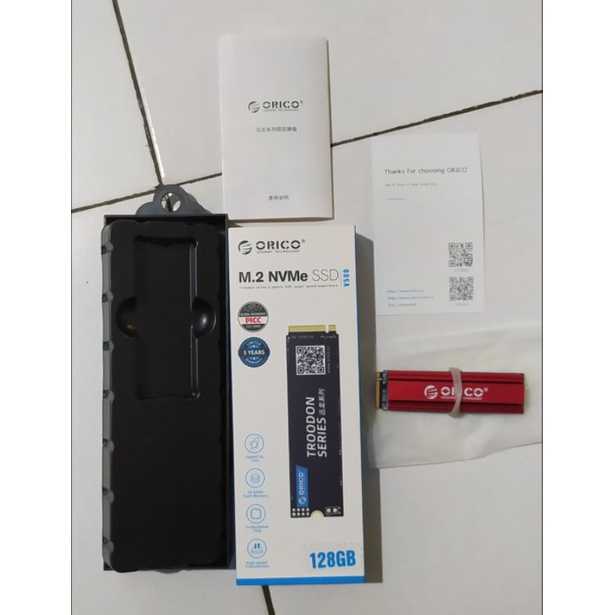 SSD Nvme Orico Troodon Series V500 128GB