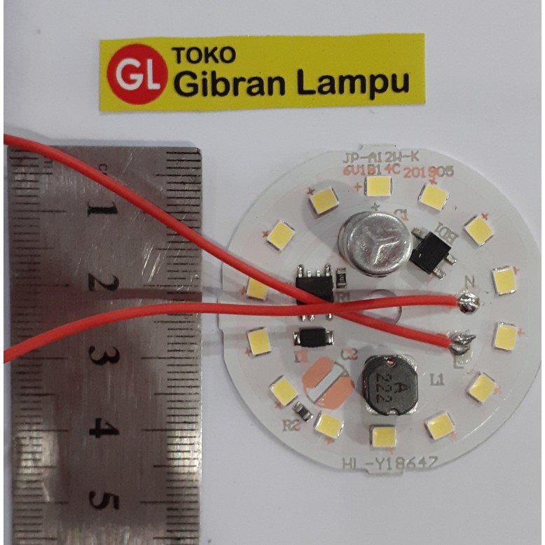 PCB Mata Lampu LED 12w KW1 Tanpa Driver - DOB LED AC 12 Watt Langsung 220V (ACR)