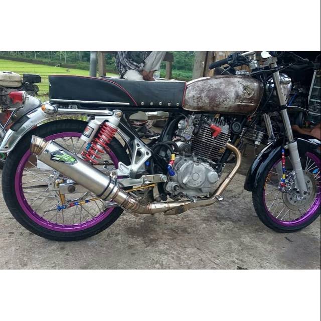 Knalpot CB TIGER MP GL JRM Racing Muffler Stainless
