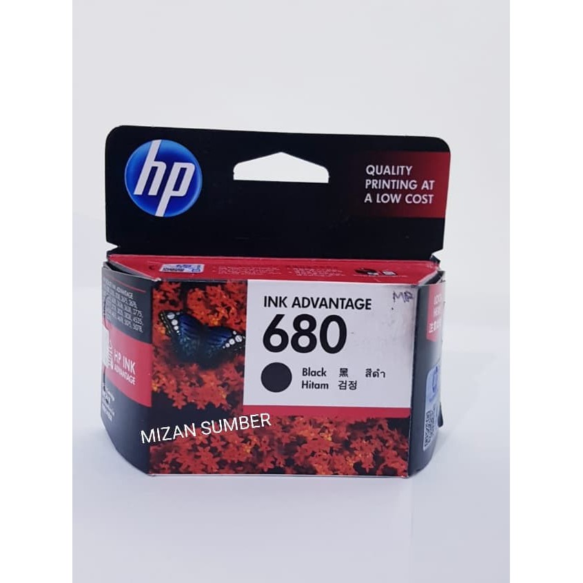 TINTA HP 680 BLACK CATRIDGE HP 680 TINTA CATRIDGE HP 680 ORIGINAL