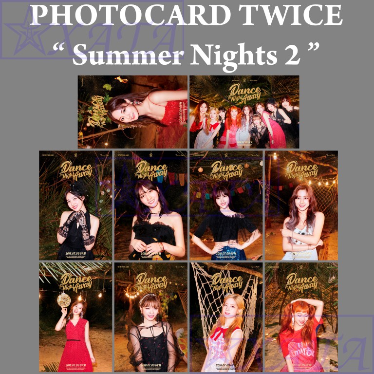 Twice 2nd Special Album Summer Nights Nayeon Type 3 Photo Card K Pop 14 Non Sport Trading Cards Accessories Bishopscampbell Non Sports Trading Cards