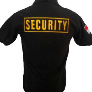  BAJU  KERAH  SECURITY polo shirt kaos  kerah  polo security 