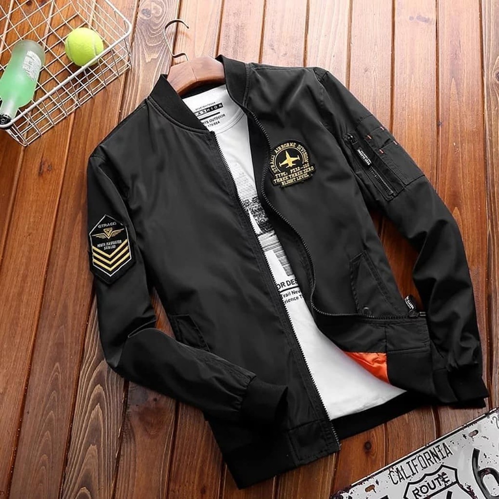 MVP - Jaket Bomber Pria - Jet Bomber Jaket