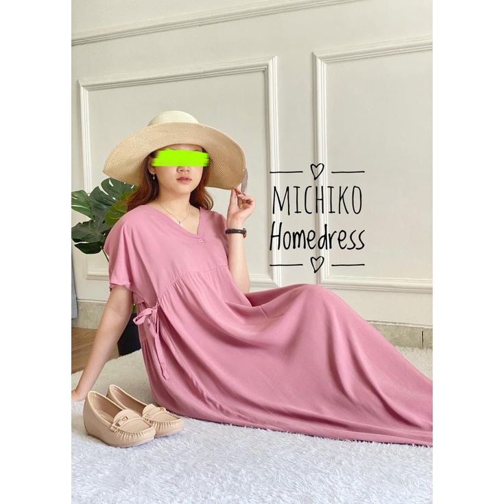 BESTSELLER |||MICHIKO POLOS HOME DRESS || DASTER KIMONO ||BISA COD || SIAP KIRIM
