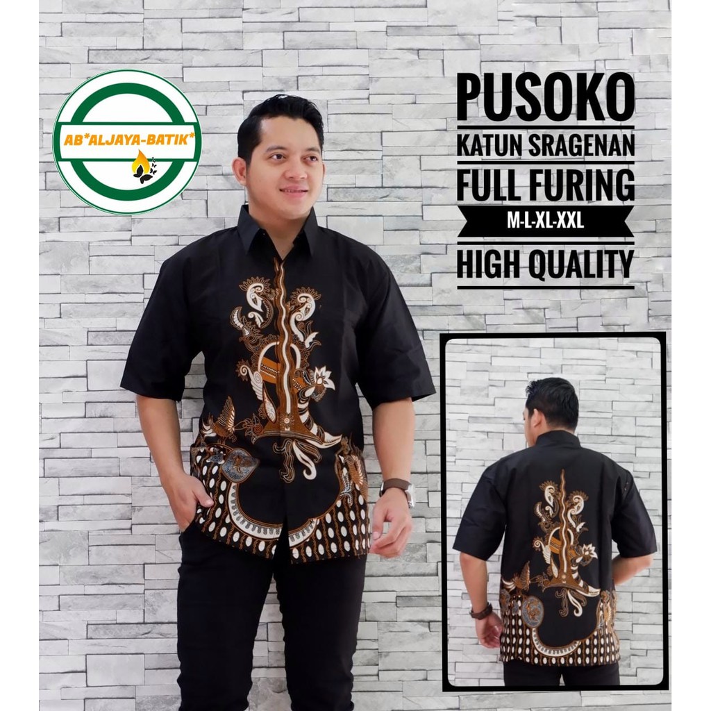 PUSOKO ALJAYA KEMEJA BATIK SOLO PRIA LENGAN PENDEK PANJANG LAPIS FURING ATASAN PREMIUM MODERN KATUN HALUS JANOKO CUWIRI KASATRIAN ANGSA KEMBAR PINAYUNG BIRU ROMO PEKSI MAWAR ARUM AJI KUNING SUNDOKORO TRUNTUM SOGAN SUNGUT GADING ROGOSUKMO LAWASAN PEKSI