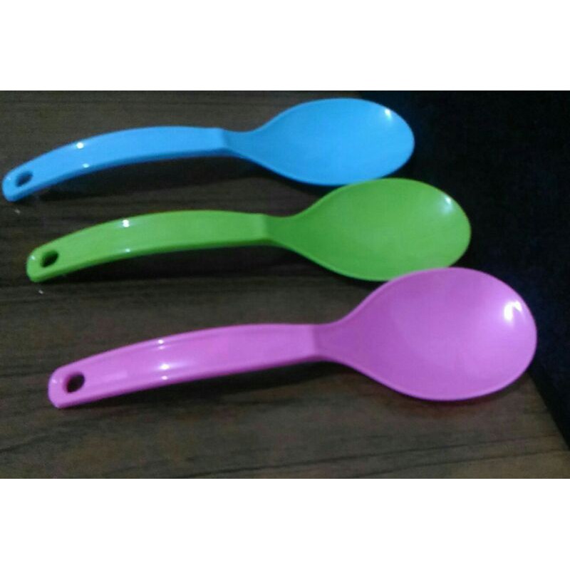 Entong plastik tebal / Entong plastik warna / Entong nasi