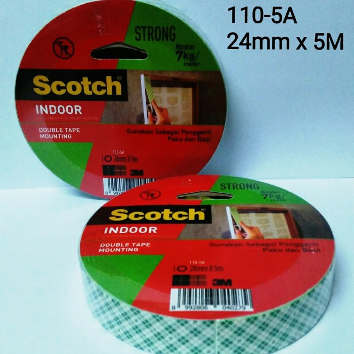 

Diskon 3M Scotch Mounting Tape Kuat 7 Kg Double Tape Tembok Limited