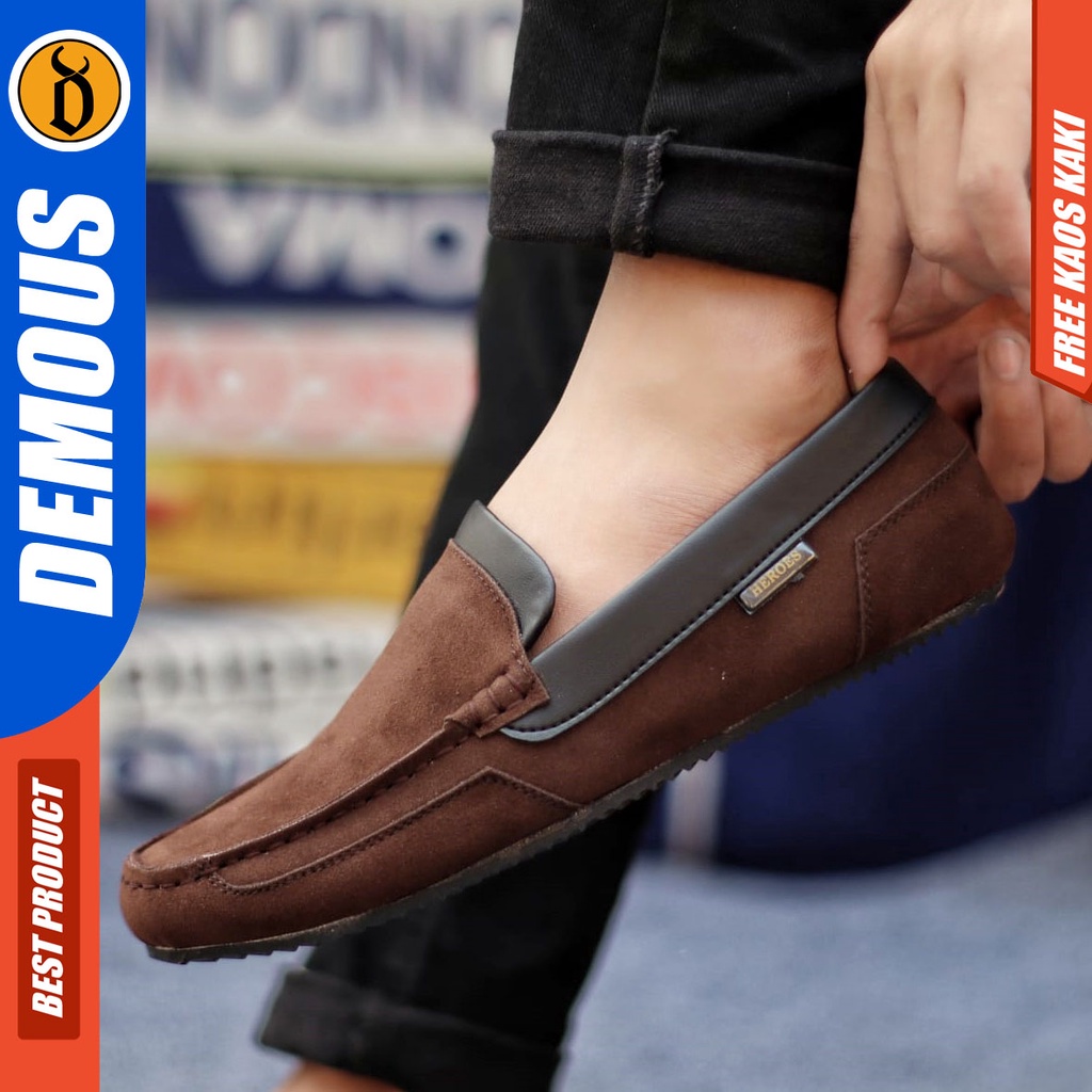 DEMOUS KILLIAN Sepatu Kasual Slip On Casual Santai