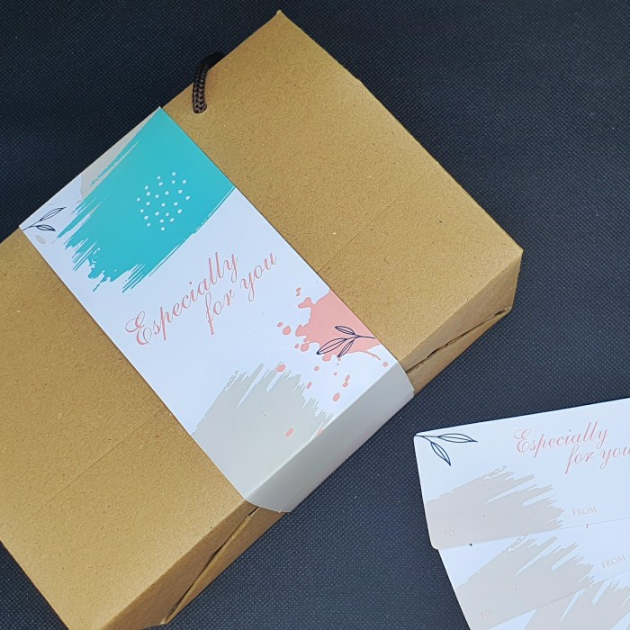 

SALE Dus tenteng / goody bag " especially for you " + kartu ucapan - Pink